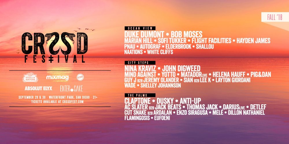 CRSSD Festival announces its Fall edition lineup Electronic Groove