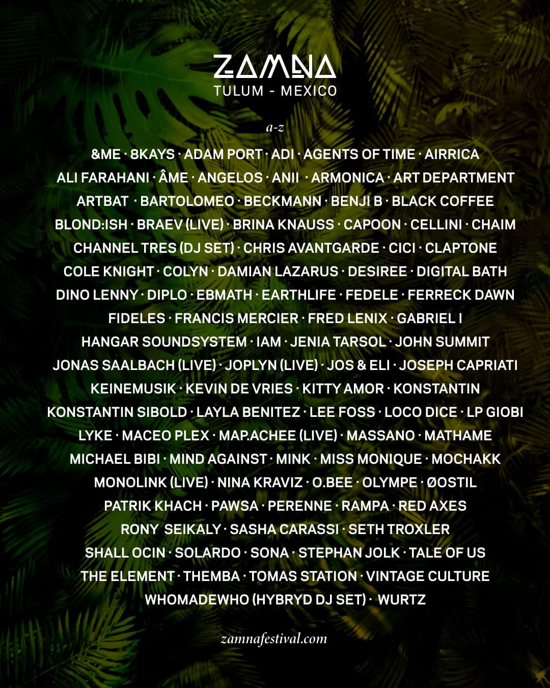 Zamna Festival Returns To Tulum With Afterlife, Circoloco, & More The