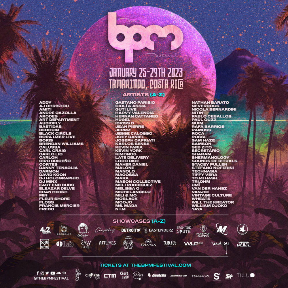 The BPM Festival Costa Rica revela su lineup para su edición 2023