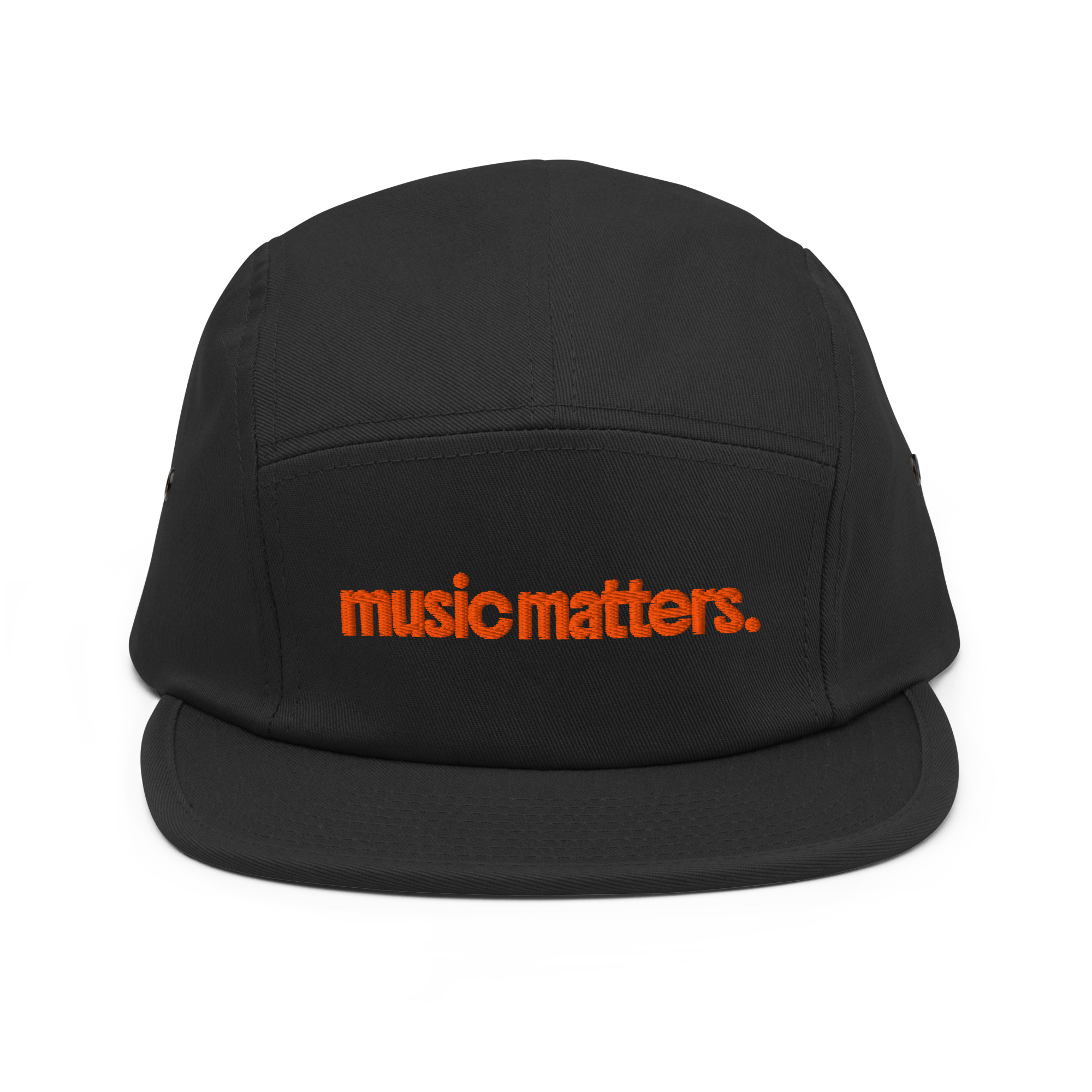 Music Matters Orange Five Panel Cap