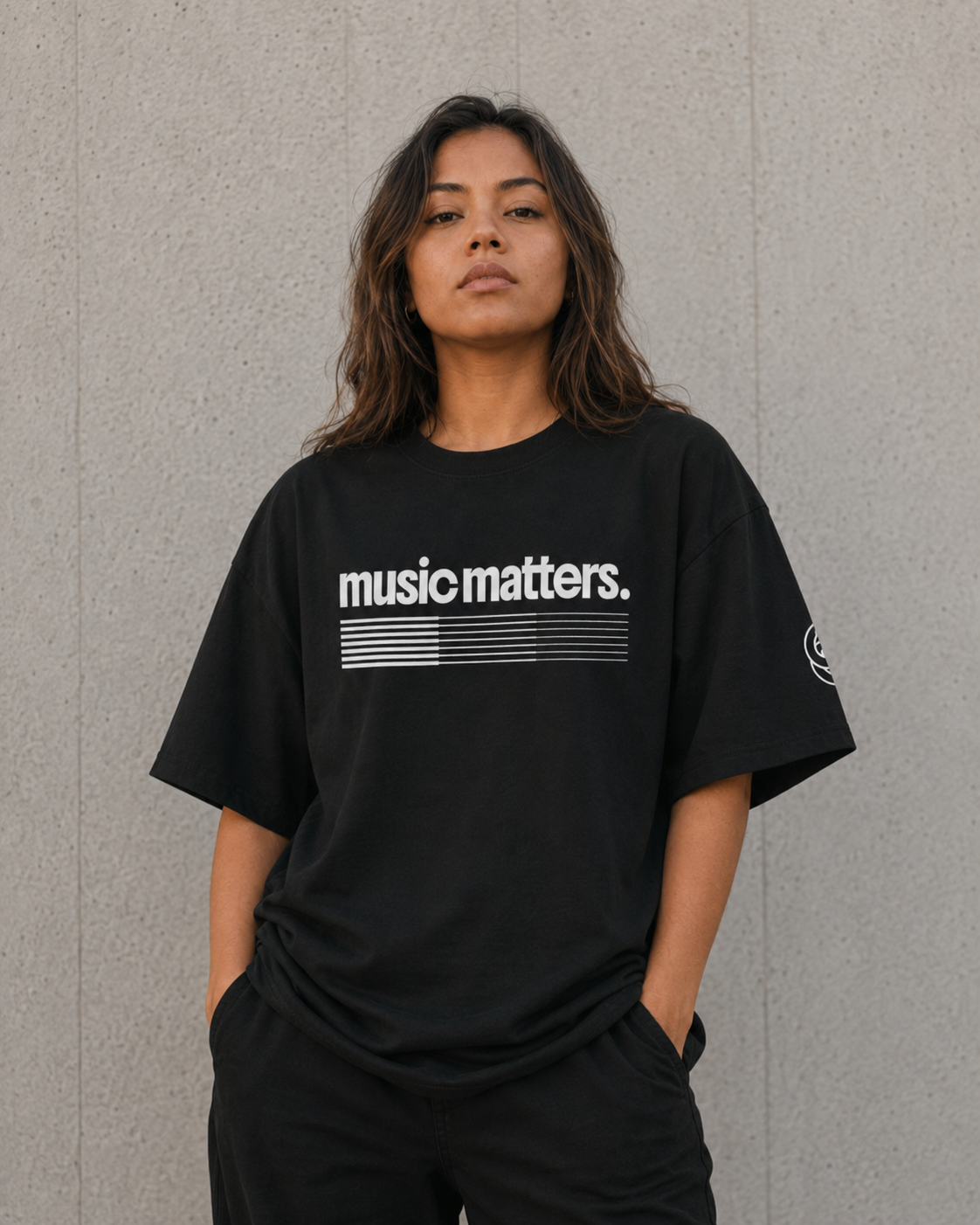 Music Matters Oversized Tee - Image 3