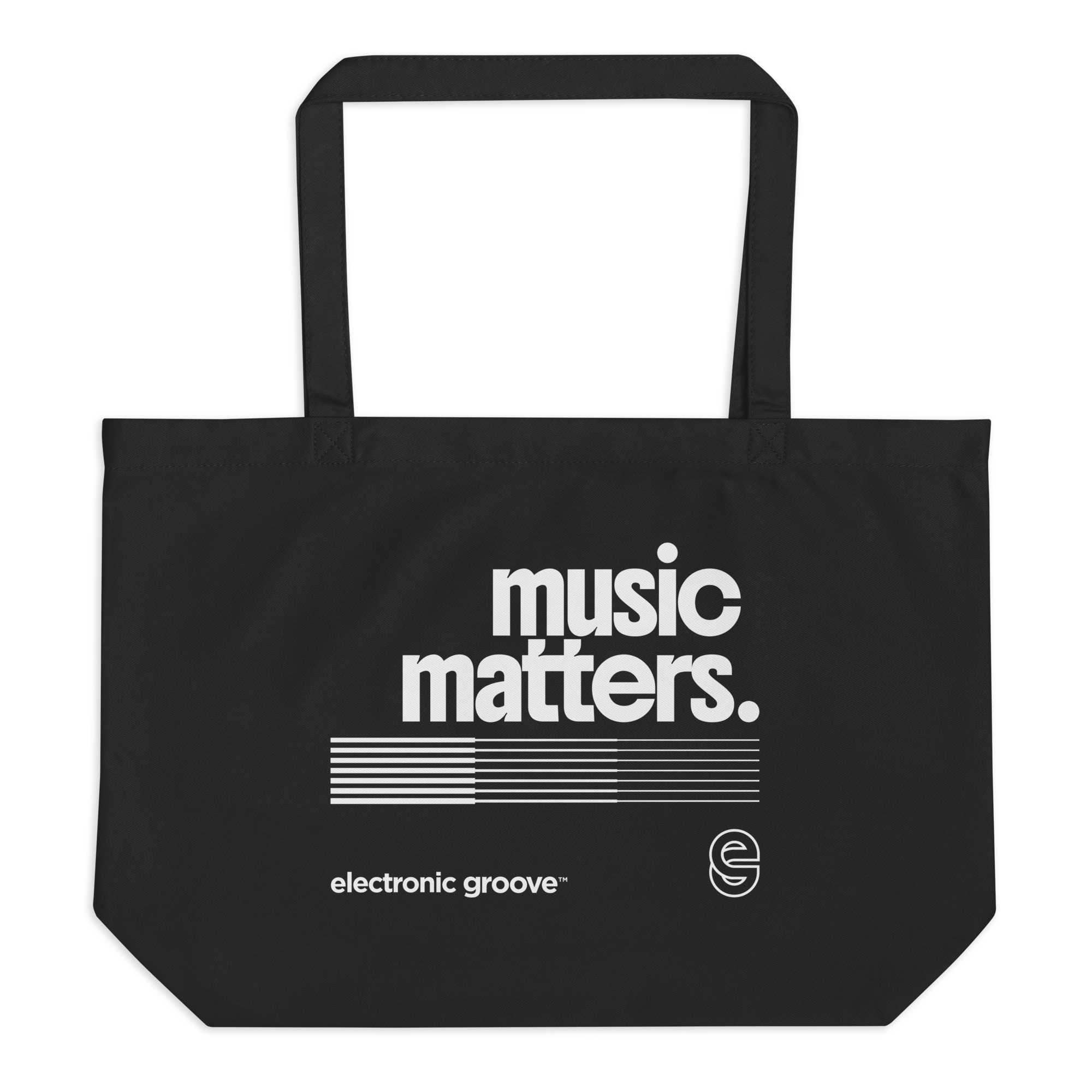 Music Matters Large organic tote bag