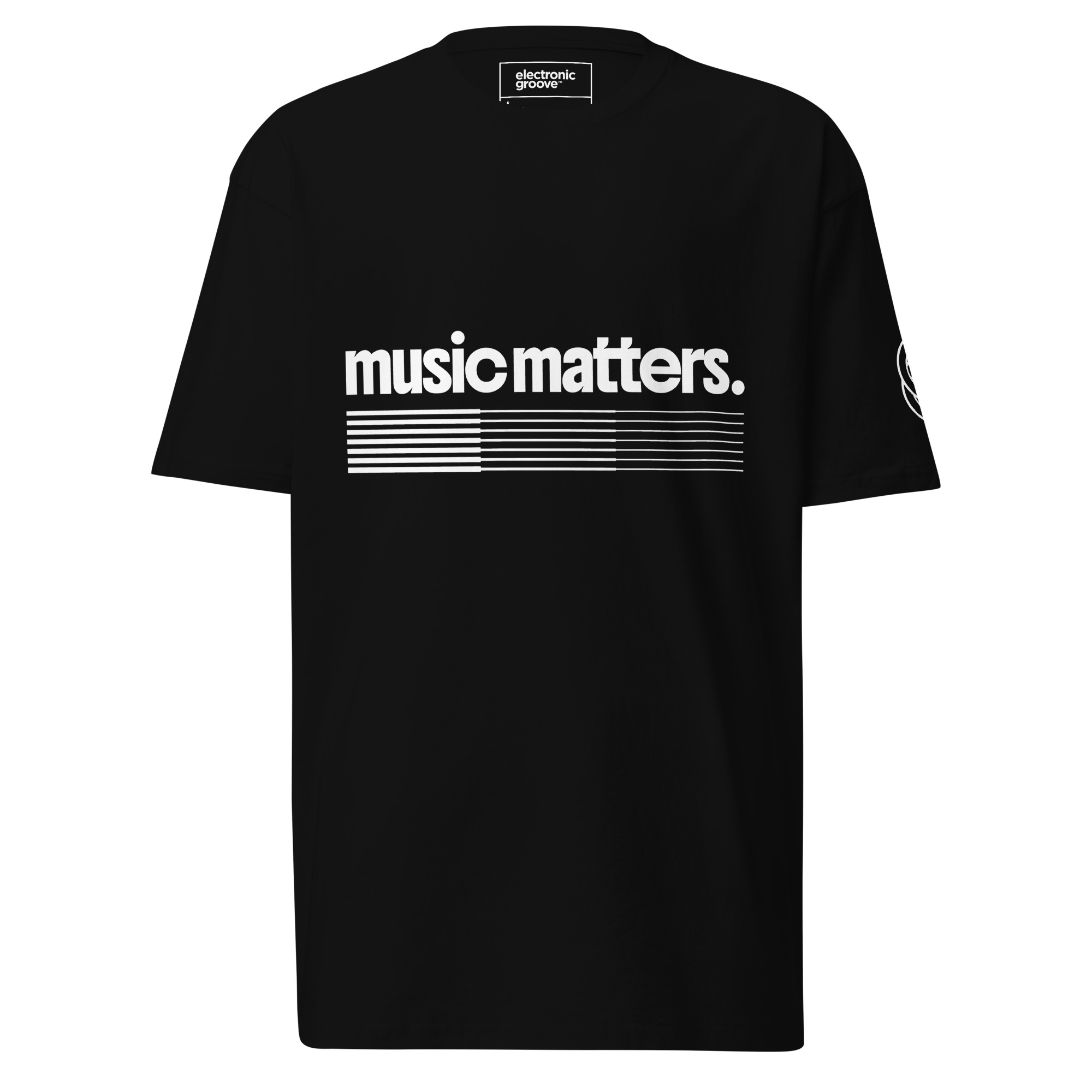 Music Matters Men’s premium heavyweight tee