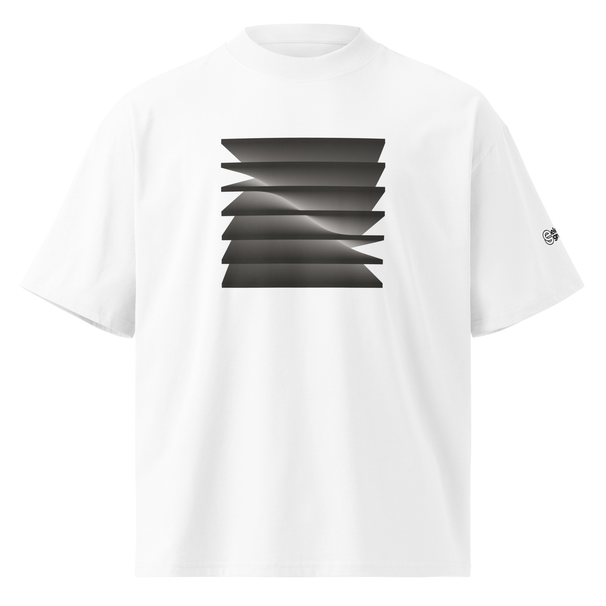 Layers 1 Unisex organic oversized high neck t-shirt