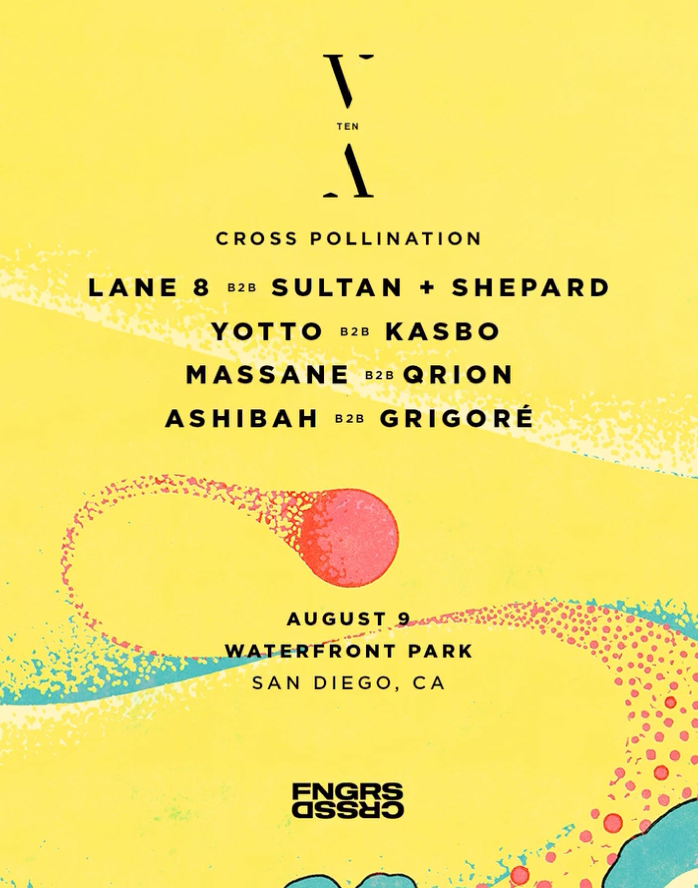 FNGRS CRSSD joins forces with Lane 8 for CROSS POLLINATION showcase
