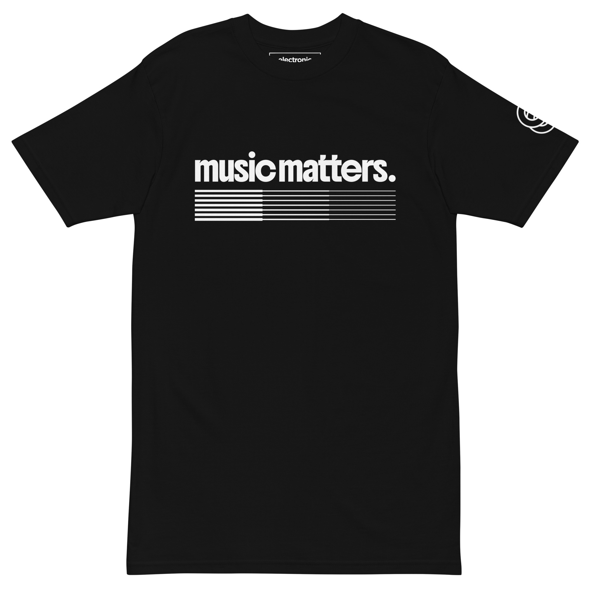 Music Matters Men’s premium heavyweight tee - Image 5