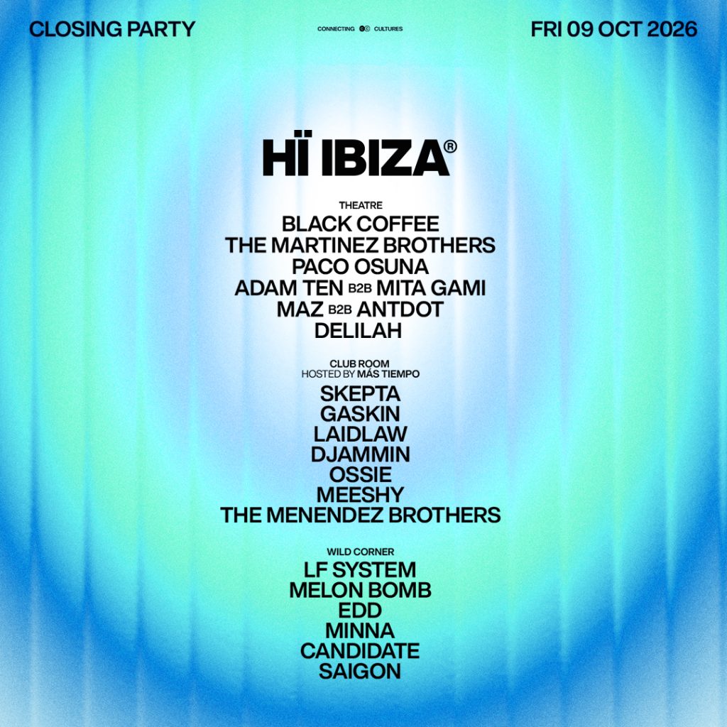 Hï Ibiza confirms 2026 closing party lineup